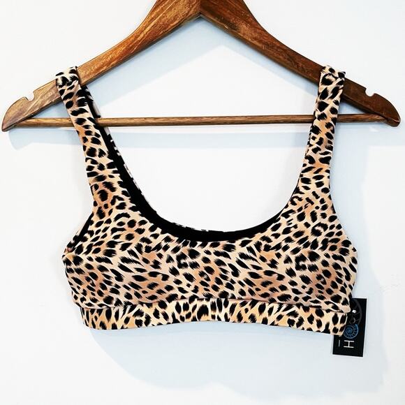 NEW H2OH Leopard Print 3pc Bikini Set Size Small - Picture 6 of 9